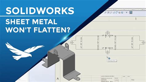 SOLIDWORKS: Why isn't the sheet metal part flattening on my 